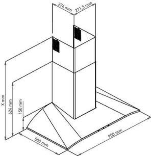 Вытяжка Де Дитрих DHD1155B фото 2 в Челябинске Вытяжка De Dietrich DHD1155B фото 2 в Челябинске