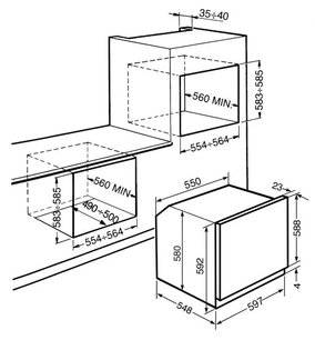 Духовой шкаф Смег SFP120-1 фото 2 в Челябинске Духовой шкаф Smeg SFP120-1 фото 2 в Челябинске