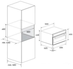 Встраиваемая микроволновая печь Lofra FMRNM66ME фото 3 в Челябинске