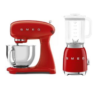 Smeg 50`s Style (блендер BLF03RDEU + миксер SMF03RDEU) фото в Челябинске