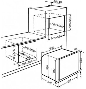 Духовой шкаф Смег SC800GVA8 фото 2 в Челябинске Духовой шкаф Smeg SC800GVA8 фото 2 в Челябинске