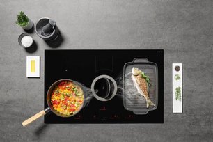 Варочная панель с вытяжкой Elica NIKOLATESLA SWITCH BL/A/83 фото 3 в Челябинске