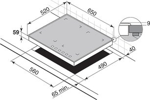 Независимая варочная панель De Dietrich DTI 853 X фото 3 в Челябинске