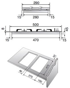 Варио-прибор (ДОМИНО) Ilve H30V/ IX фото 2 в Челябинске