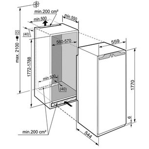 Встраиваемый холодильник Либхер IKB 1910 Comfort фото 3 в Челябинске Встраиваемый холодильник Liebherr IKB 1910 Comfort фото 3 в Челябинске