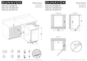 Винный шкаф Дунавокс DAU-45.125DOP.TO фото 3 в Челябинске Винный шкаф Dunavox DAU-45.125DOP.TO фото 3 в Челябинске