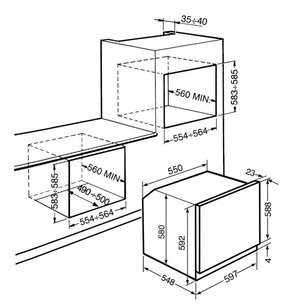 Духовой шкаф Смег SFP120B-1 фото 2 в Челябинске Духовой шкаф Smeg SFP120B-1 фото 2 в Челябинске