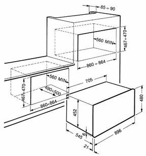 Духовой шкаф Smeg S890BMFR7 фото 2 в Челябинске