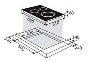 Индукционная варочная панель Brandt BPI164DUB фото 3 в Челябинске