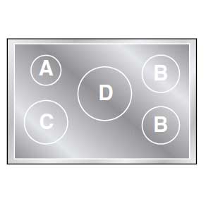 Варочная панель Ilve HPI-90 фото 2 в Челябинске