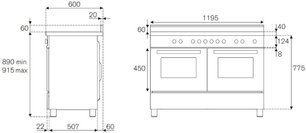 Варочный центр Бертаззони HER125I2EAVT фото 3 в Челябинске Варочный центр Bertazzoni HER125I2EAVT фото 3 в Челябинске