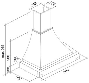 Вытяжка Фалмек Ninfea Gardenia 90 (600) S дуб фото 3 в Челябинске Вытяжка Falmec Ninfea Gardenia 90 (600) S дуб фото 3 в Челябинске