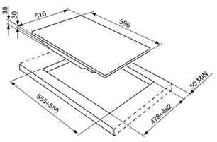 Варочная панель Smeg P64 фото 2 в Челябинске
