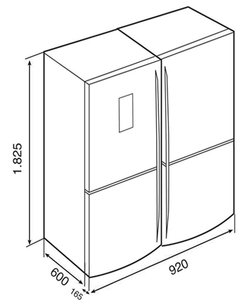 Холодильник Teka NFE 900 X фото 3 в Челябинске