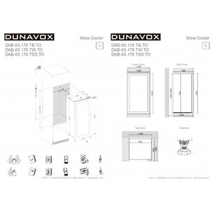 Винный шкаф Дунавокс DAB-65.178TSS.TO фото 4 в Челябинске Винный шкаф Dunavox DAB-65.178TSS.TO фото 4 в Челябинске
