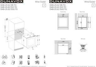 Винный шкаф Дунавокс DAB-25.62DB.TO фото 2 в Челябинске Винный шкаф Dunavox DAB-25.62DB.TO фото 2 в Челябинске