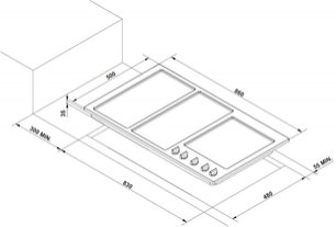 Варочная поверхность Korting HG 995 CTX фото 3 в Челябинске