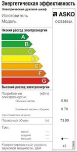 Духовой шкаф Аско OCS8664A фото 4 в Челябинске Духовой шкаф Asko OCS8664A фото 4 в Челябинске