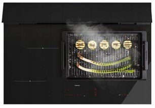 Варочная панель с вытяжкой Falmec BRERA 75 VETRO NERO фото в Челябинске