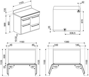 Варочный центр Smeg TR4110X-1 фото 4 в Челябинске