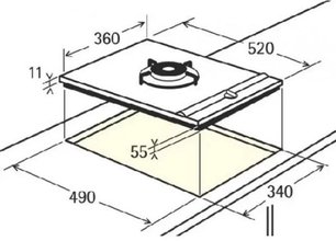 Варочная панель AEG FM4360 G-an фото 2 в Челябинске