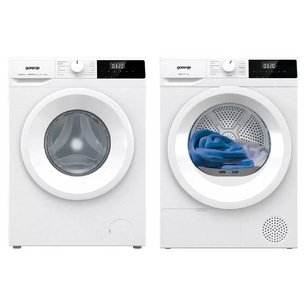 Gorenje (стиральная машина W1NHPI60SCS + сушильная машина DHNE82/C) фото в Челябинске