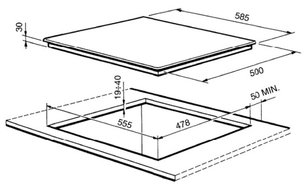 Варочная панель Smeg SR34SGH3 фото 2 в Челябинске