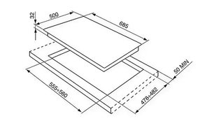 Варочная панель  Smeg PV640B фото 2 в Челябинске