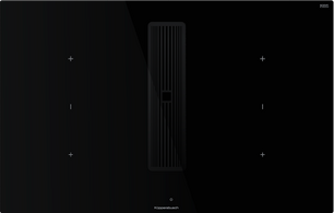 Индукционная варочная панель с вытяжкой Kuppersbusch KMI 8350.0 SR Black Chrome фото в Челябинске