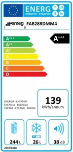 Холодильник Смег FAB10LRD2 фото 3 в Челябинске Холодильник Smeg FAB10LRD2 фото 3 в Челябинске