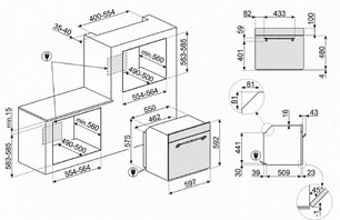 Духовой шкаф Смег SFP750PO фото 2 в Челябинске Духовой шкаф Smeg SFP750PO фото 2 в Челябинске
