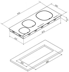 Варочная панель Faber FCH 93 фото 3 в Челябинске