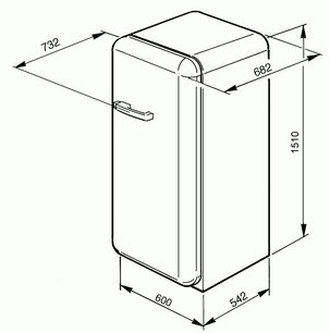 Холодильник Смег FAB10HRIT фото 3 в Челябинске Холодильник Smeg FAB10HRIT фото 3 в Челябинске