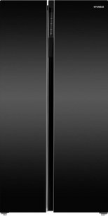 Холодильник Хендай CS6503FV черное стекло фото в Челябинске Холодильник Hyundai CS6503FV черное стекло фото в Челябинске