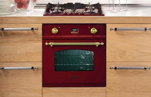Духовой шкаф Илве 600-CMP Burgundy фото 2 в Челябинске Духовой шкаф Ilve 600-CMP Burgundy фото 2 в Челябинске