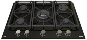 Газовая стеклянная варочная панель Korting HGG 7987 CTN FLC фото 2 в Челябинске