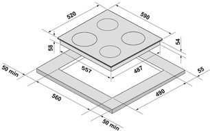 Индукционная варочная панель Krona FREUDE 60 BL фото 3 в Челябинске Индукционная варочная панель Krona FREUDE 60 BL фото 3 в Челябинске