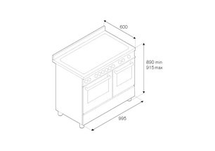 Варочный центр Bertazzoni MAS100 6 MFE T CR T фото 4 в Челябинске