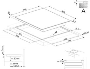 Варочная панель Smeg SI2M7953D фото 4 в Челябинске