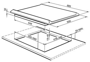 Варочная панель Smeg SRV876AV9 фото 2 в Челябинске