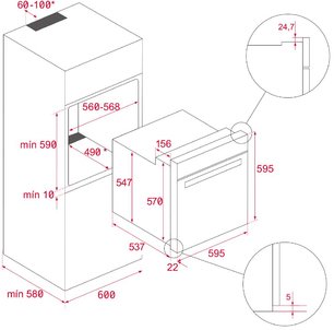 Духовой шкаф Тека HBB 720 WH фото 2 в Челябинске Духовой шкаф Teka HBB 720 WH фото 2 в Челябинске