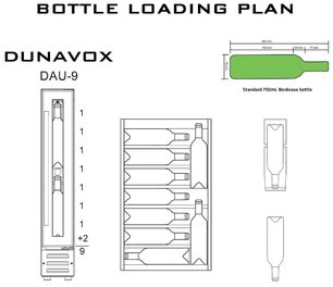 Винный шкаф Дунавокс DAU-9.22SS фото 4 в Челябинске Винный шкаф Dunavox DAU-9.22SS фото 4 в Челябинске
