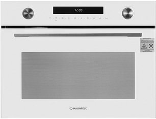 Компактный духовой шкаф с СВЧ Maunfeld MCMO5015MFW фото в Челябинске