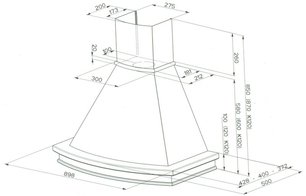 Вытяжка Фабер TRENDY 90 SC H-EP корпус белый фото 3 в Челябинске Вытяжка Faber TRENDY 90 SC H-EP корпус белый фото 3 в Челябинске