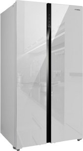 Холодильник Хендай CS6503FV белое стекло фото 2 в Челябинске Холодильник Hyundai CS6503FV белое стекло фото 2 в Челябинске