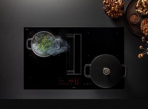 Варочная панель с вытяжкой Falmec ZERO 84 VETRO NERO фото 4 в Челябинске