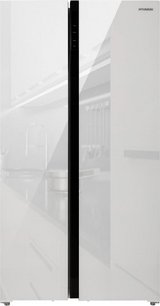 Холодильник Хендай CS6503FV белое стекло фото в Челябинске Холодильник Hyundai CS6503FV белое стекло фото в Челябинске