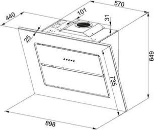 Вытяжка Франке FLS 905 BK фото 2 в Челябинске Вытяжка Franke FLS 905 BK фото 2 в Челябинске