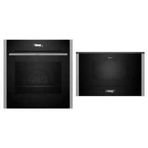 Neff (духовой шкаф B24CR31N0 + микроволновая печь NL4WR21N1) фото в Челябинске