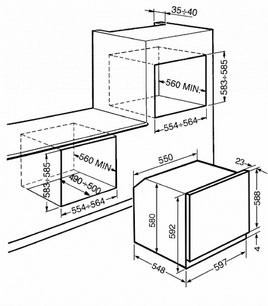 Духовой шкаф Смег SF750POL фото 2 в Челябинске Духовой шкаф Smeg SF750POL фото 2 в Челябинске